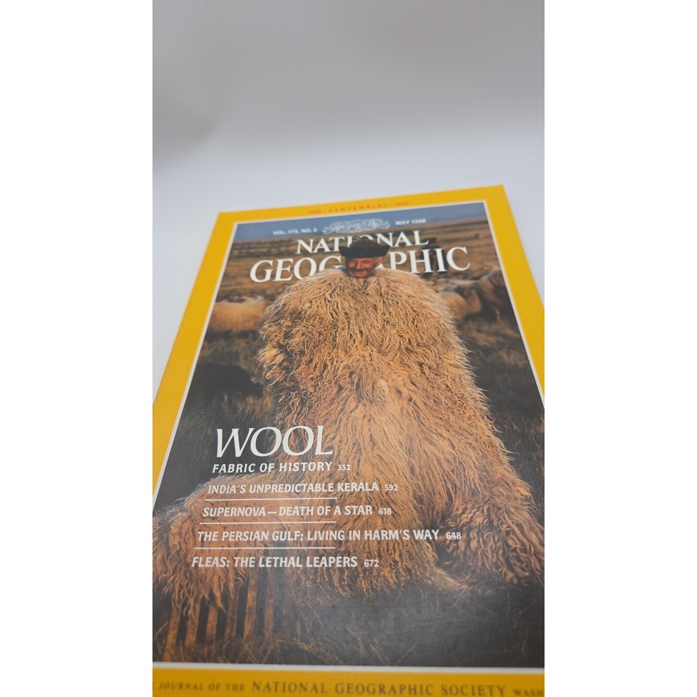 Wool Fabric Of History - May 1988 National Geographic Magazine